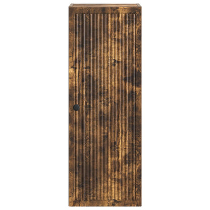Wall-Mounted Cabinet Smoked Oak 33 x 34.5 x 90 cm
