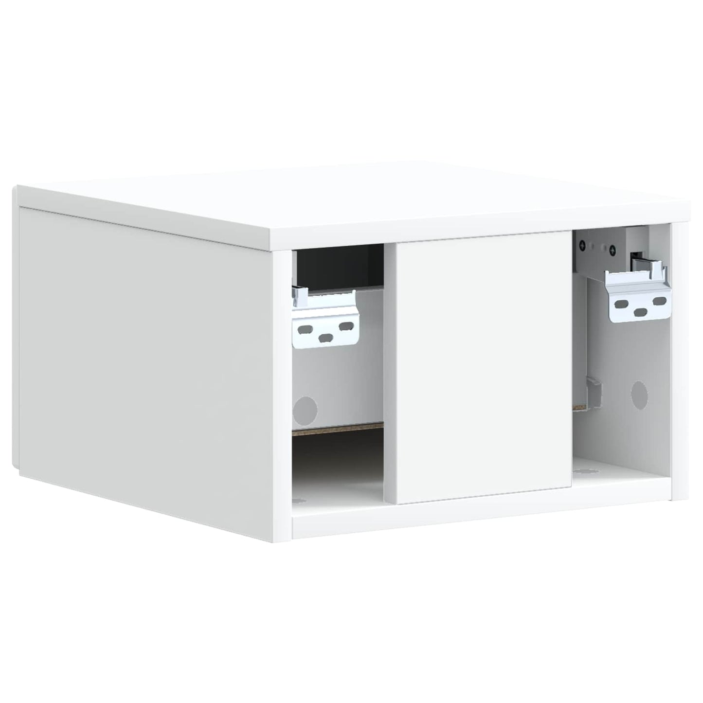 Wall-Mounted Bedside Cabinet 2 pcs White 33 x 34.5 x 20 cm