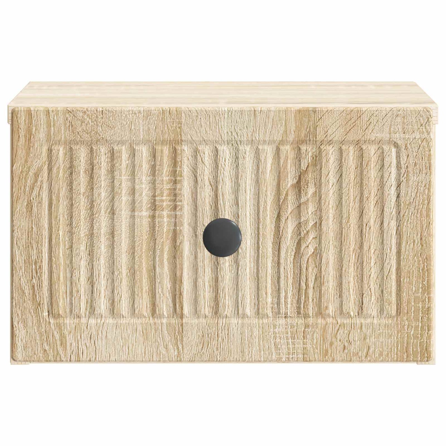 Wall-Mounted Bedside Cabinet Sonoma Oak 33 x 34.5 x 20 cm