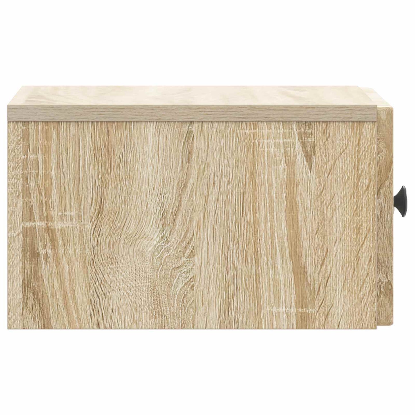 Wall-Mounted Bedside Cabinet Sonoma Oak 33 x 34.5 x 20 cm