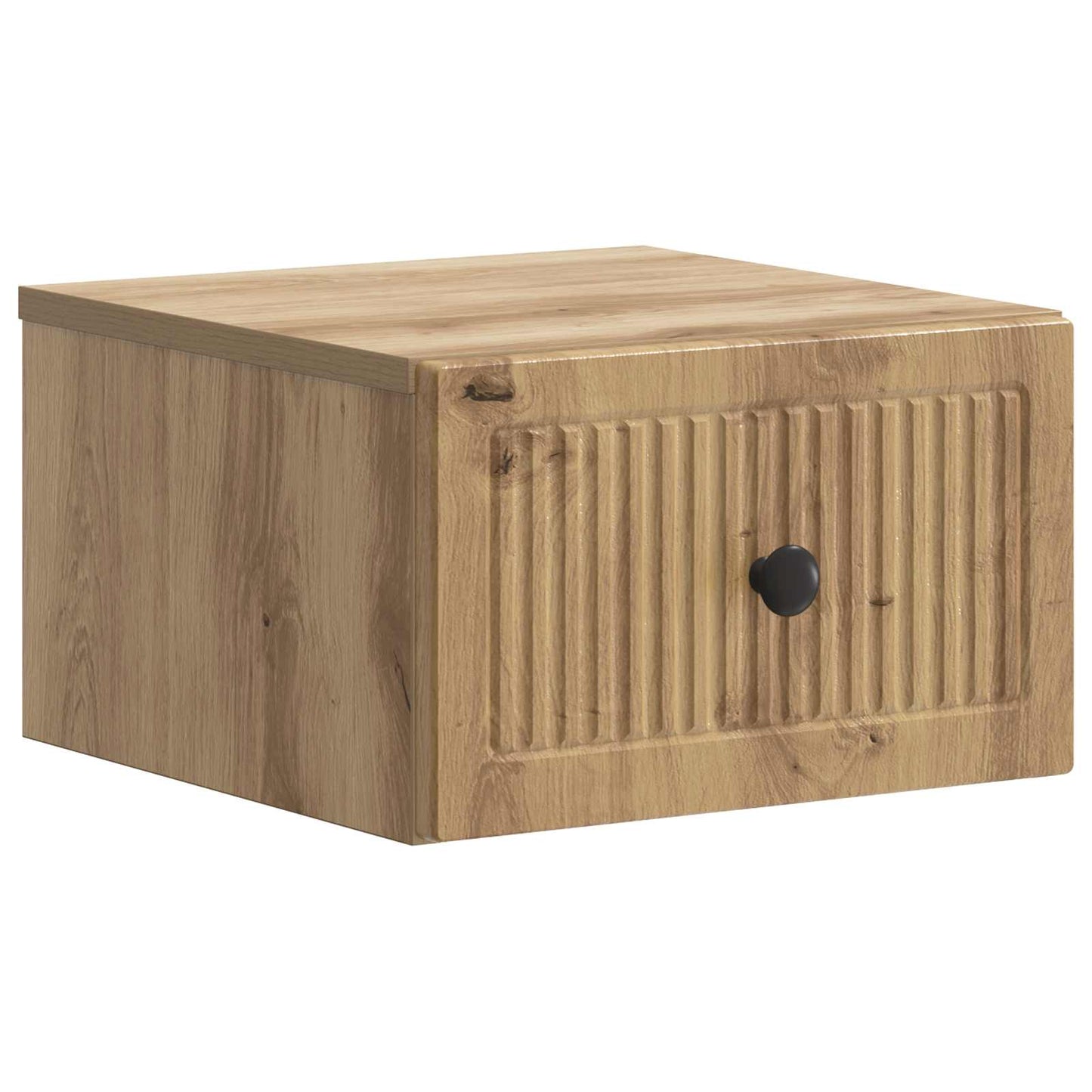 Wall-Mounted Bedside Cabinet Artisan Oak 33 x 34.5 x 20 cm