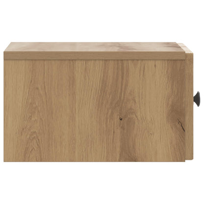 Wall-Mounted Bedside Cabinet 2 pcs Artisan Oak Engineered Wood