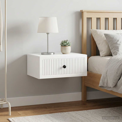 Bedside Cabinet 2 pcs White 49 x 34.5 x 20 cm Engineered Wood