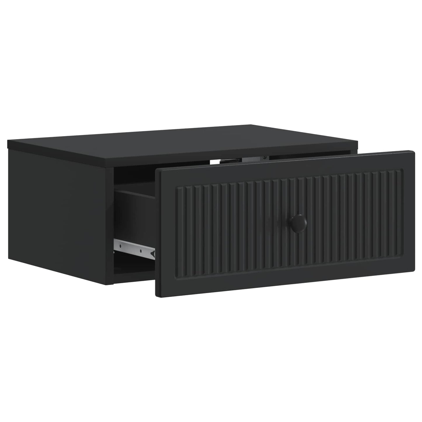 Bedside Cabinet 2 pcs Black 49 x 34.5 x 20 cm Engineered Wood
