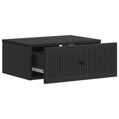 Bedside Cabinet 2 pcs Black 49 x 34.5 x 20 cm Engineered Wood