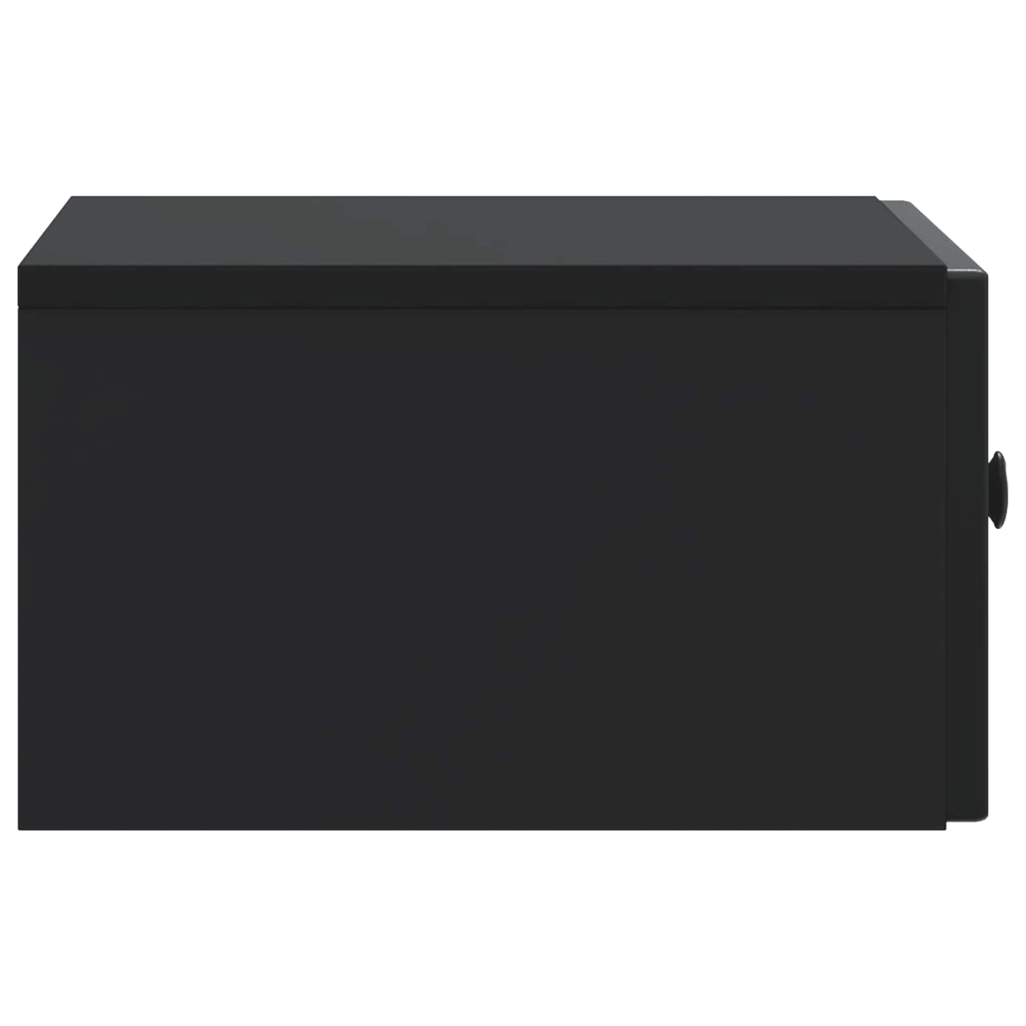 Bedside Cabinet 2 pcs Black 49 x 34.5 x 20 cm Engineered Wood