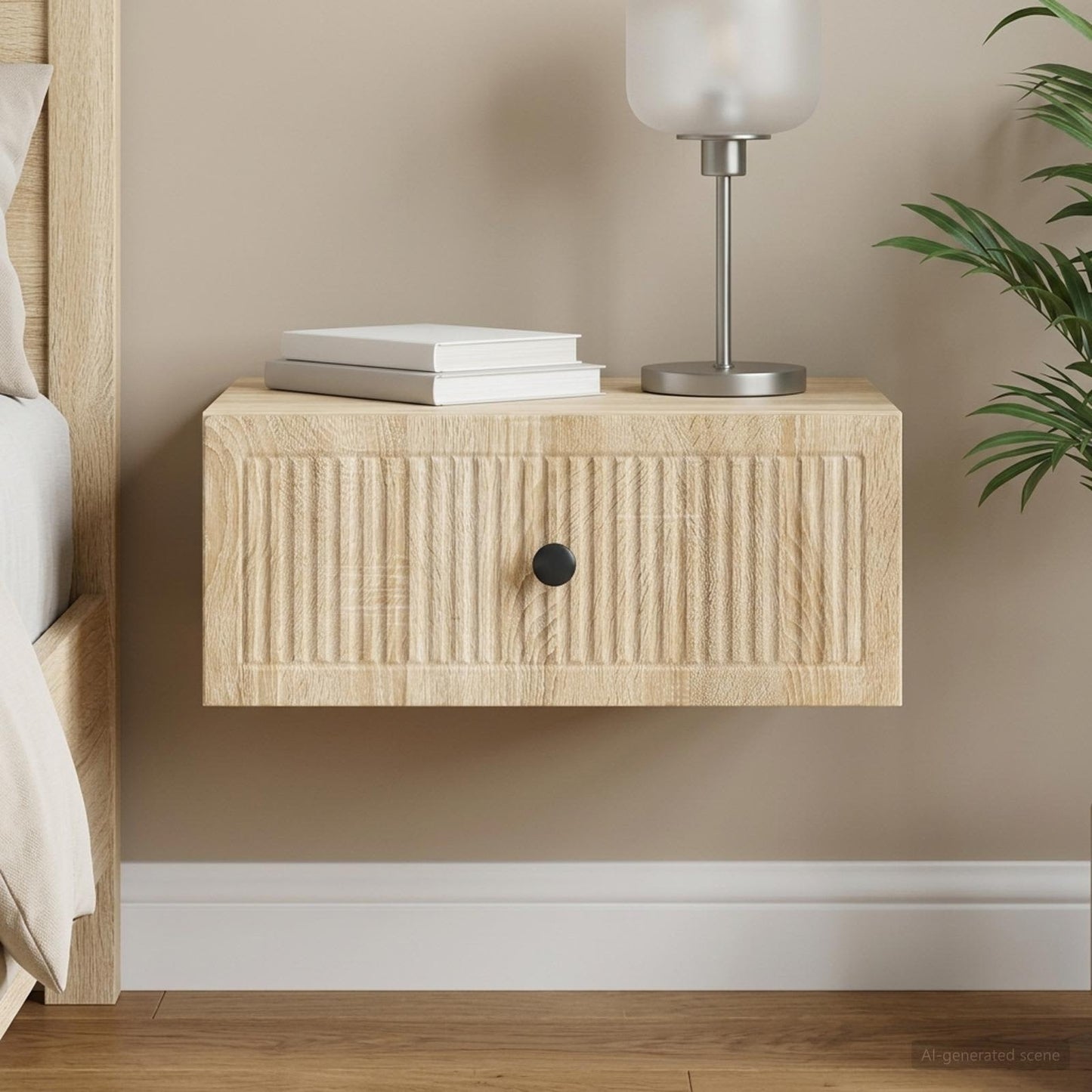 Bedside Cabinet Sonoma Oak 49 x 34.5 x 20 cm Engineered Wood
