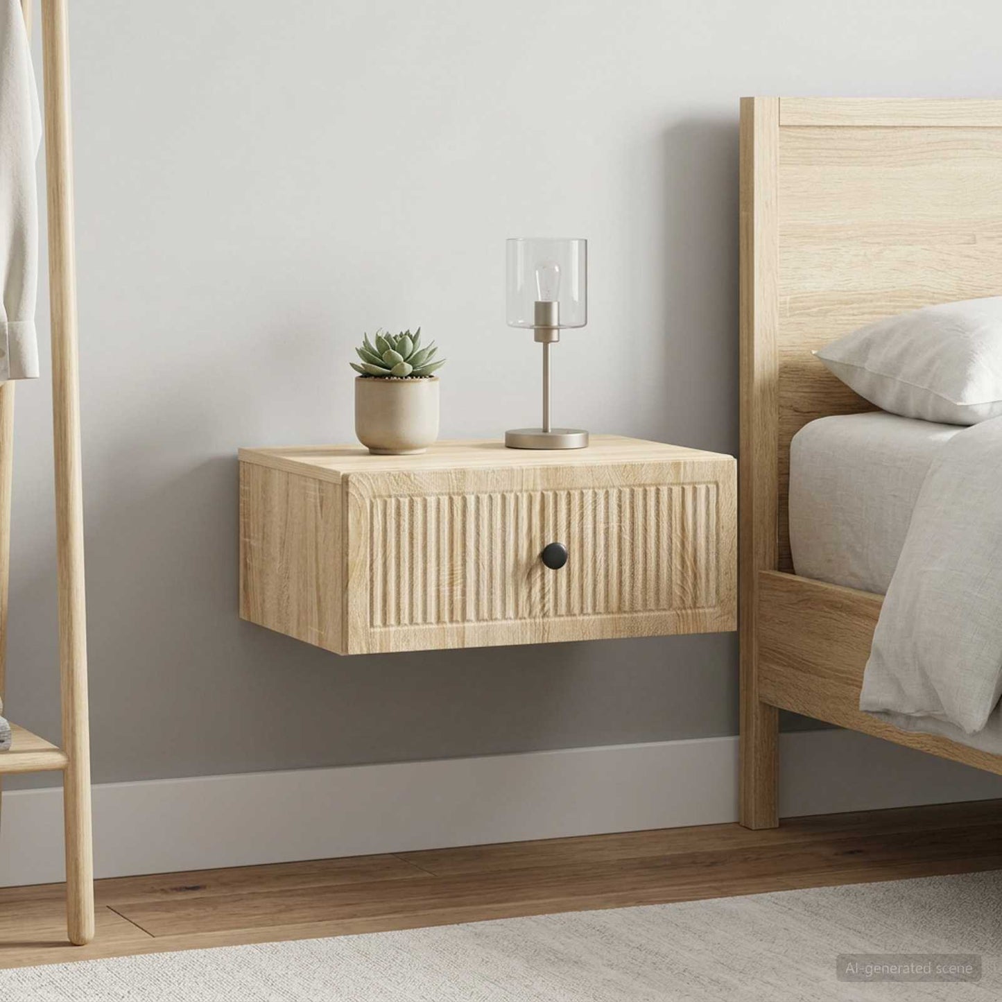 Bedside Cabinet 2 pcs Sonoma Oak 49 x 34.5 x 20 cm
