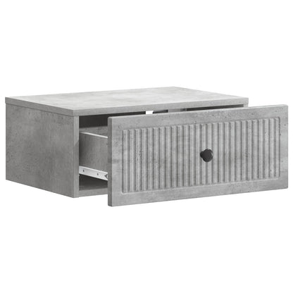 Bedside Cabinet 2 pcs Concrete Grey 49 x 34.5 x 20 cm