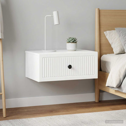 Bedside Cabinet 2 pcs High Gloss White 49 x 34.5 x 20 cm