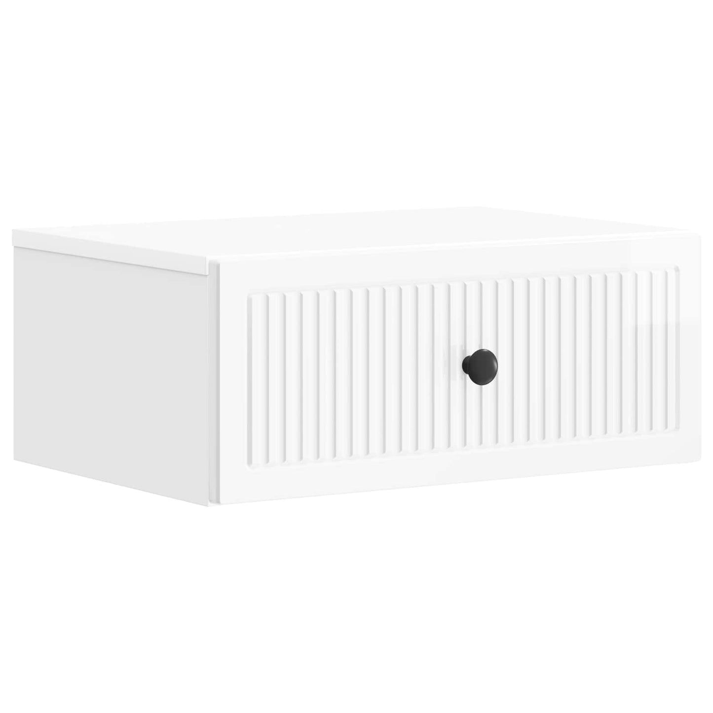 Bedside Cabinet 2 pcs High Gloss White 49 x 34.5 x 20 cm