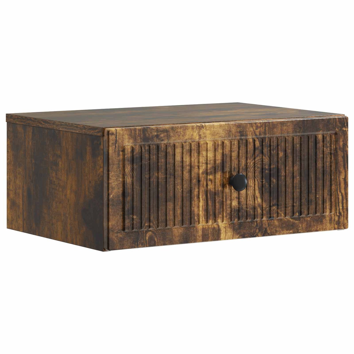 Bedside Cabinet with Drawer 2 pcs Smoked Oak 49 x 34.5 x 20 cm