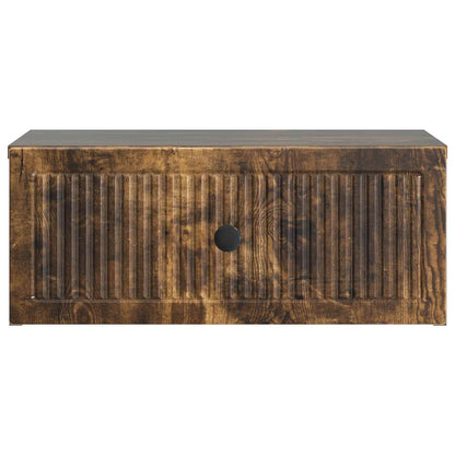 Bedside Cabinet with Drawer 2 pcs Smoked Oak 49 x 34.5 x 20 cm