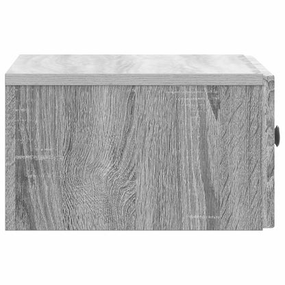 Bedside Cabinet with Drawer 2 pcs Grey Sonoma 49 x 34.5 x 20 cm