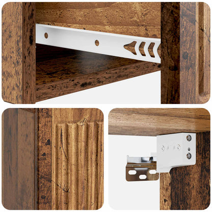 Bedside Cabinet Old Wood 49 x 34.5 x 20 cm Engineered Wood