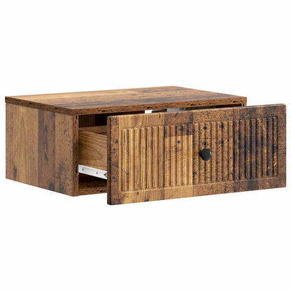 Bedside Cabinet Old Wood 49 x 34.5 x 20 cm Engineered Wood