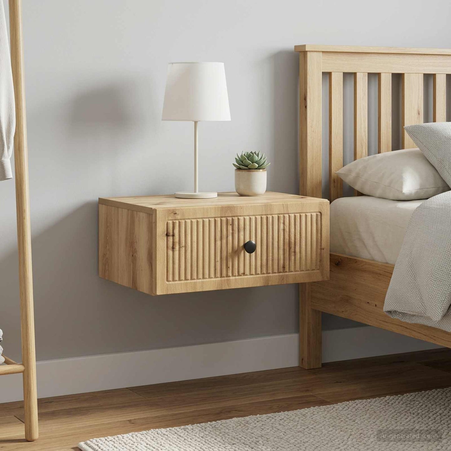 Bedside Cabinet 2 pcs Artisan Oak 49 x 34.5 x 20 cm