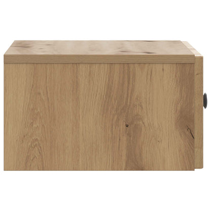 Bedside Cabinet with Drawer 2 pcs Artisan Oak 49 x 34.5 x 20 cm