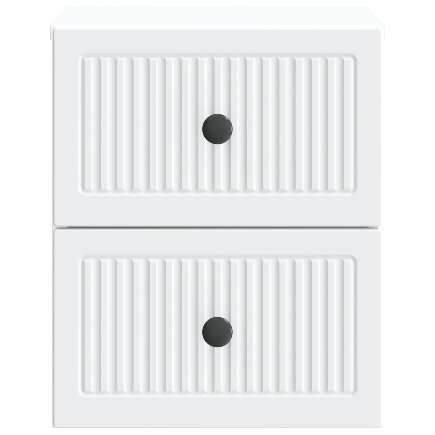 Wall-Mounted Bedside Cabinet 2 pcs White 33 x 34.5 x 40 cm