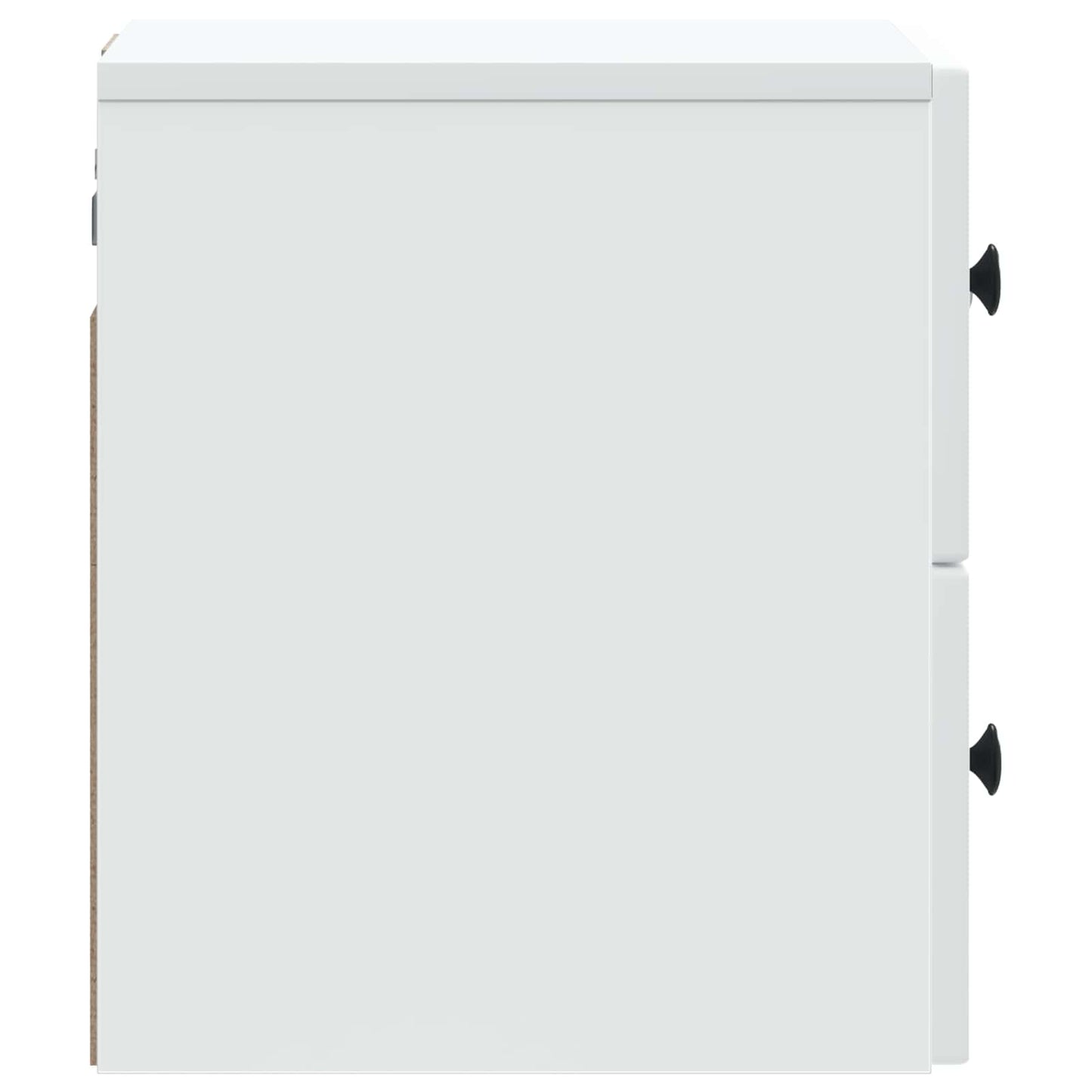 Wall-Mounted Bedside Cabinet 2 pcs White 33 x 34.5 x 40 cm