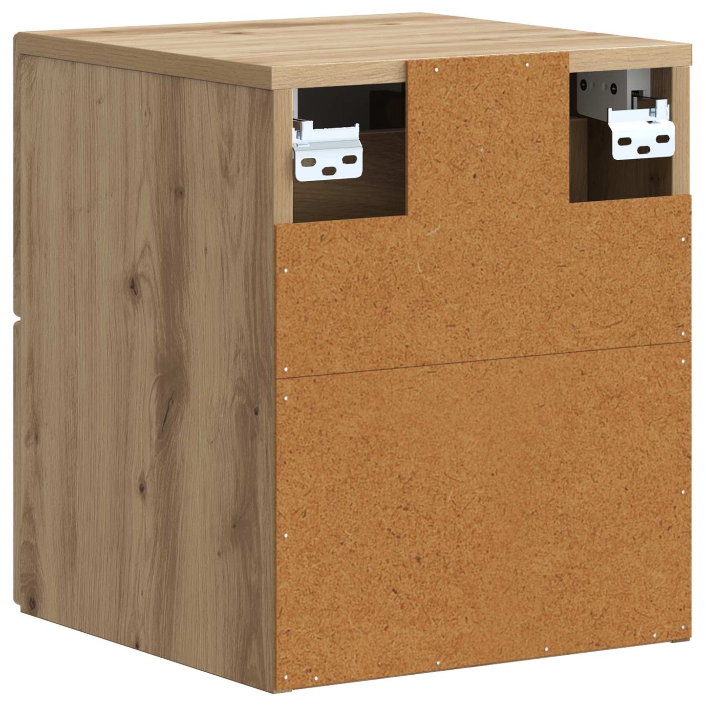 Wall-Mounted Bedside Cabinet Artisan Oak 33 x 34.5 x 40 cm