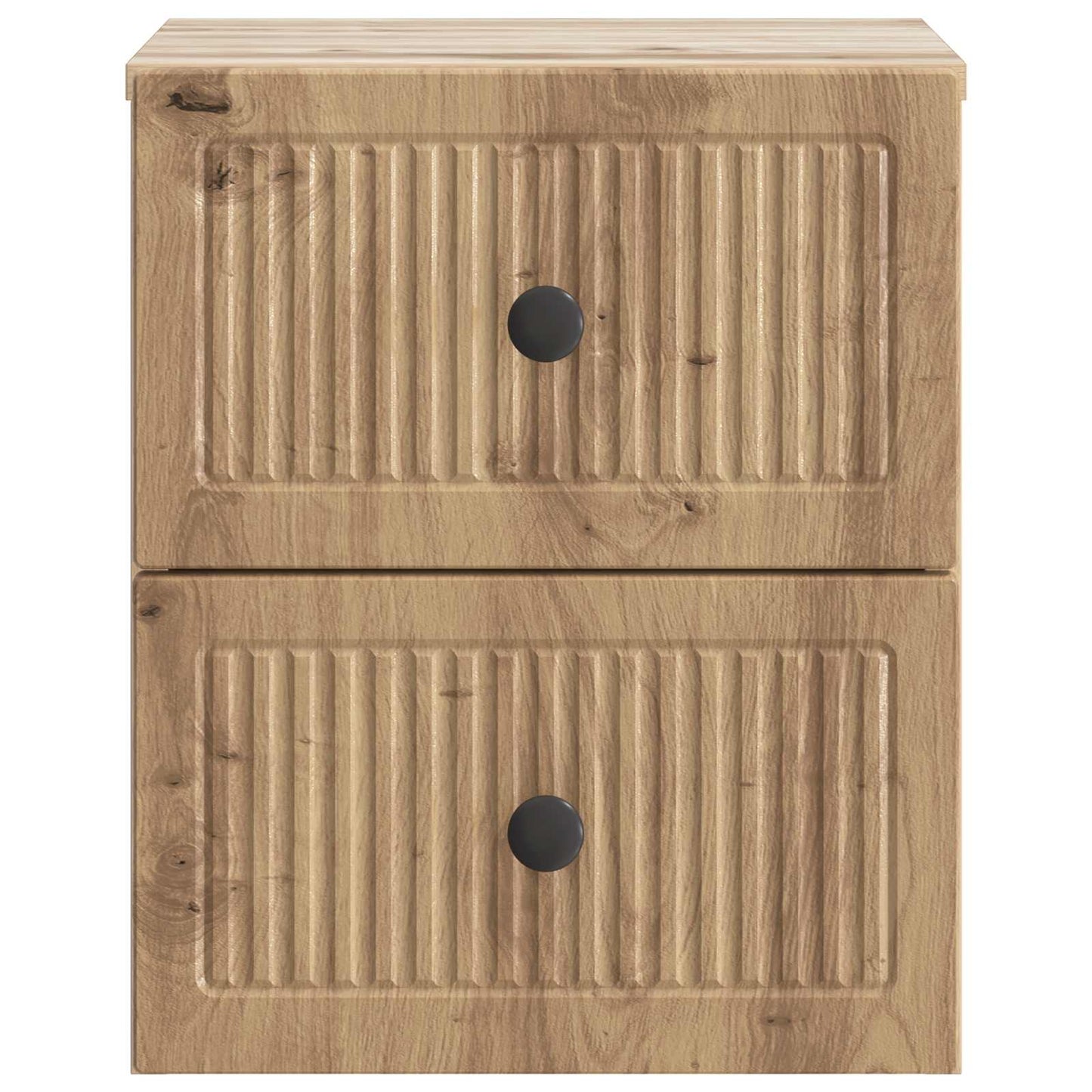 Wall-Mounted Bedside Cabinet Artisan Oak 33 x 34.5 x 40 cm