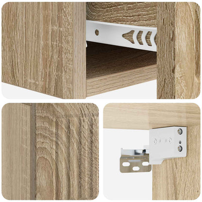 Wall-Mounted Side Table Sonoma Oak 59 x 34.5 x 17 cm