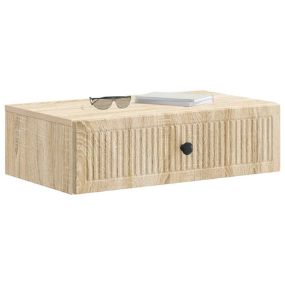 Wall-Mounted Side Table Sonoma Oak 59 x 34.5 x 17 cm