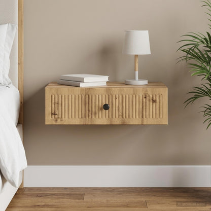 Wall-Mounted Side Table 59 x 34.5 x 17 cm Engineered Wood