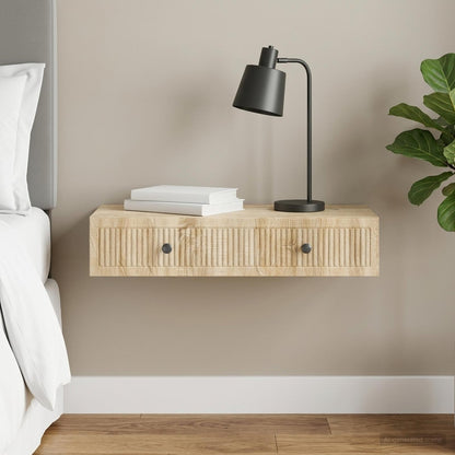 Wall-Mounted Side Table Sonoma Oak 87.5 x 34.5 x 17 cm