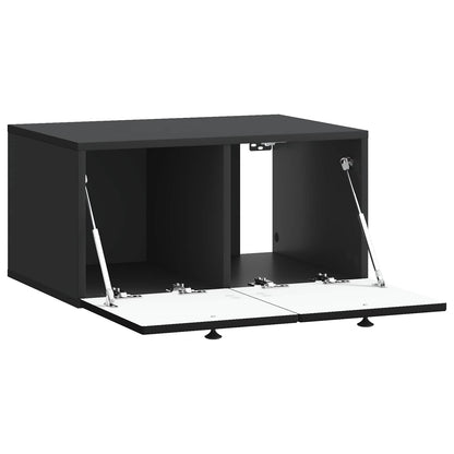 Wall-Mounted TV Cabinet Black 59.5 x 41 x 30 cm Engineered Wood