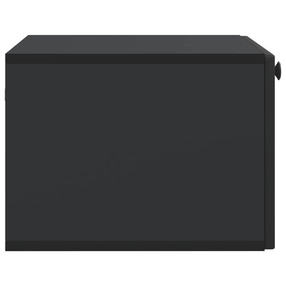 Wall-Mounted TV Cabinet Black 59.5 x 41 x 30 cm Engineered Wood