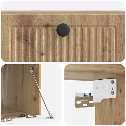 Wall-Mounted TV Cabinet 59.5 x 41 x 30 cm Artisan Oak