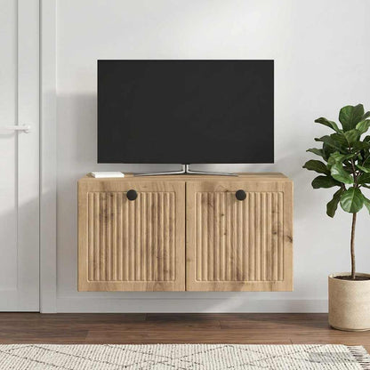 Wall-Mounted TV Cabinet 59.5 x 41 x 30 cm Artisan Oak