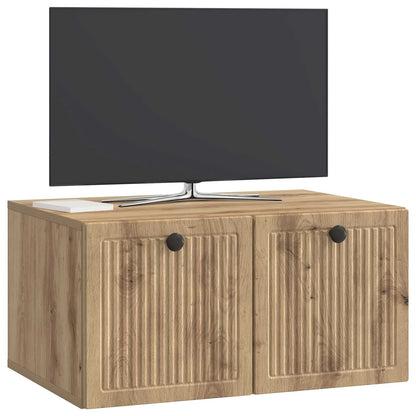 Wall-Mounted TV Cabinet 59.5 x 41 x 30 cm Artisan Oak