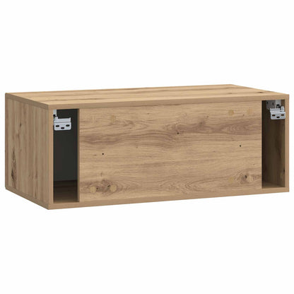 Wall-Mounted TV Cabinet 78.5 x 41 x 30 cm Artisan Oak