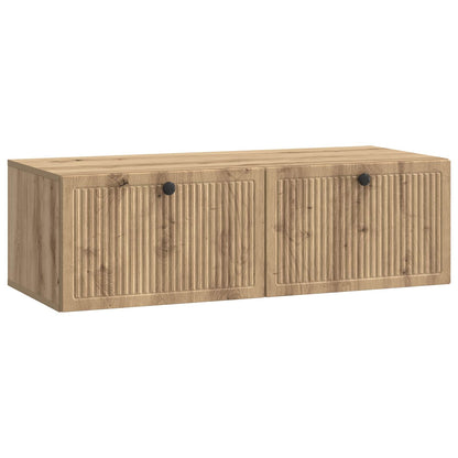 Wall-Mounted TV Cabinet 98 x 41 x 30 cm Artisan Oak