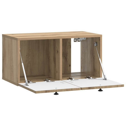 Wall-Mounted TV Cabinet 59.5 x 31 x 30 cm Artisan Oak