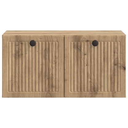 Wall-Mounted TV Cabinet 59.5 x 31 x 30 cm Artisan Oak
