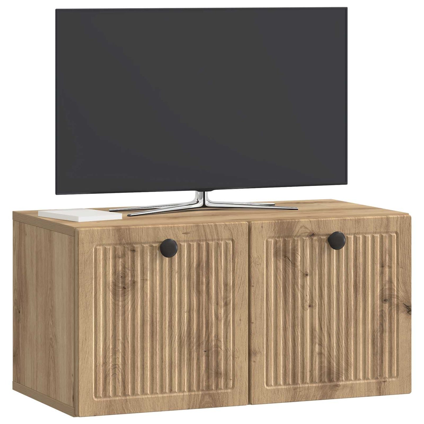 Wall-Mounted TV Cabinet 59.5 x 31 x 30 cm Artisan Oak