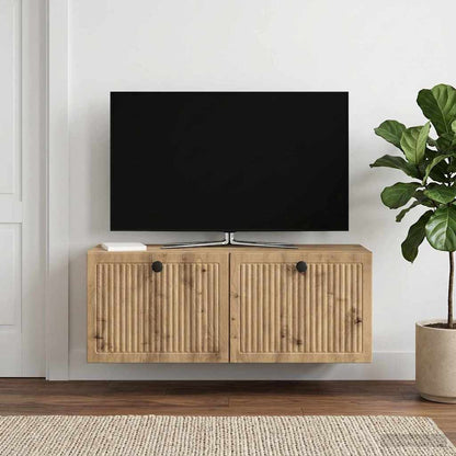 Wall-Mounted TV Cabinet 78.5 x 31 x 30 cm Artisan Oak