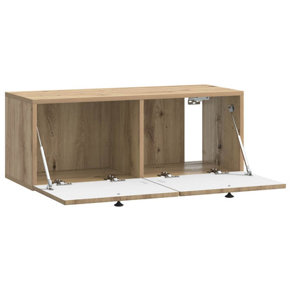 Wall-Mounted TV Cabinet 78.5 x 31 x 30 cm Artisan Oak