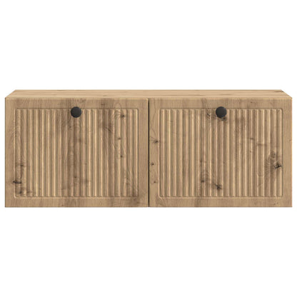 Wall-Mounted TV Cabinet 78.5 x 31 x 30 cm Artisan Oak