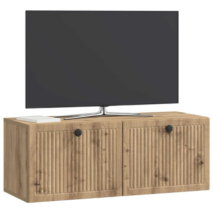 Wall-Mounted TV Cabinet 78.5 x 31 x 30 cm Artisan Oak