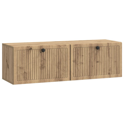 Wall-Mounted TV Cabinet 98 x 31 x 30 cm Artisan Oak