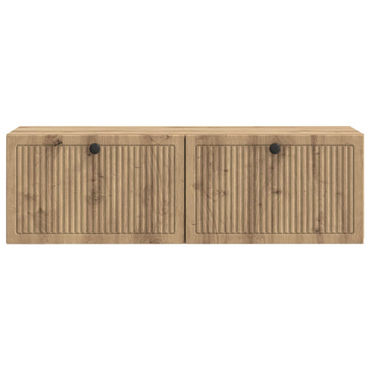 Wall-Mounted TV Cabinet 98 x 31 x 30 cm Artisan Oak