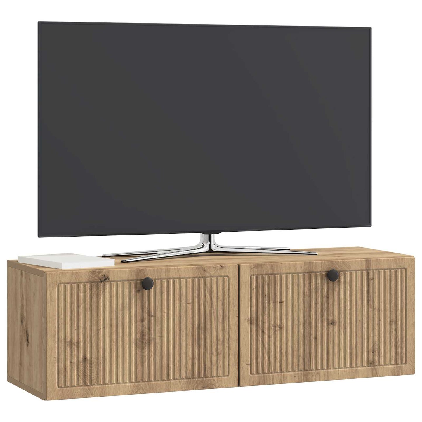 Wall-Mounted TV Cabinet 98 x 31 x 30 cm Artisan Oak