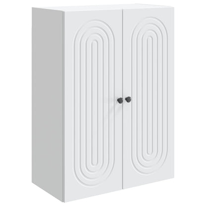 Wall-Mounted Cabinet White 66 x 34.5 x 90 cm Engineered Wood
