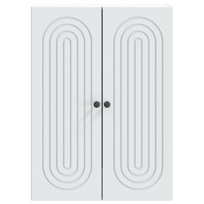 Wall-Mounted Cabinet White 66 x 34.5 x 90 cm Engineered Wood