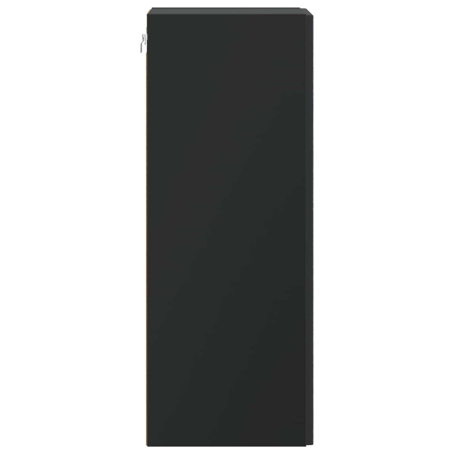 Wall-Mounted Cabinet Black 66 x 34.5 x 90 cm Engineered Wood